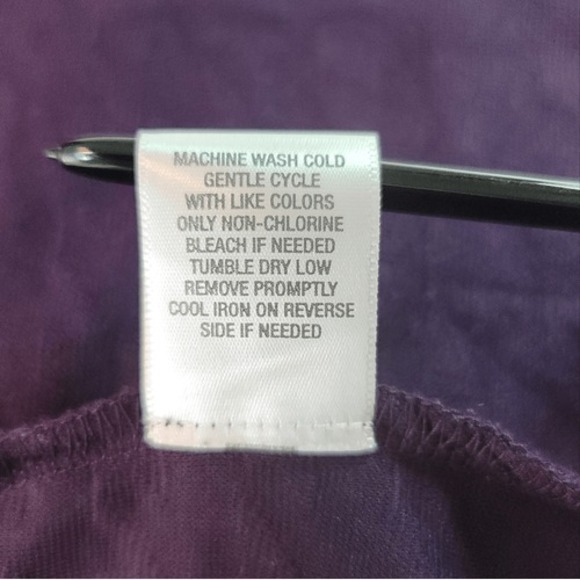 Dressbarn Purple Short Sleeve‎ Cowl Neck Dress - Picture 12 of 12